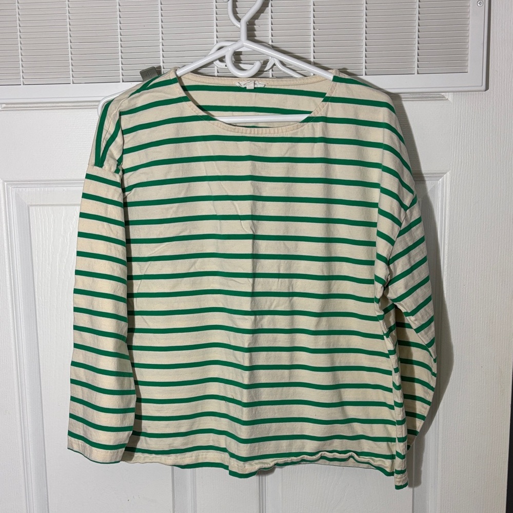 Green Striped Shirt
